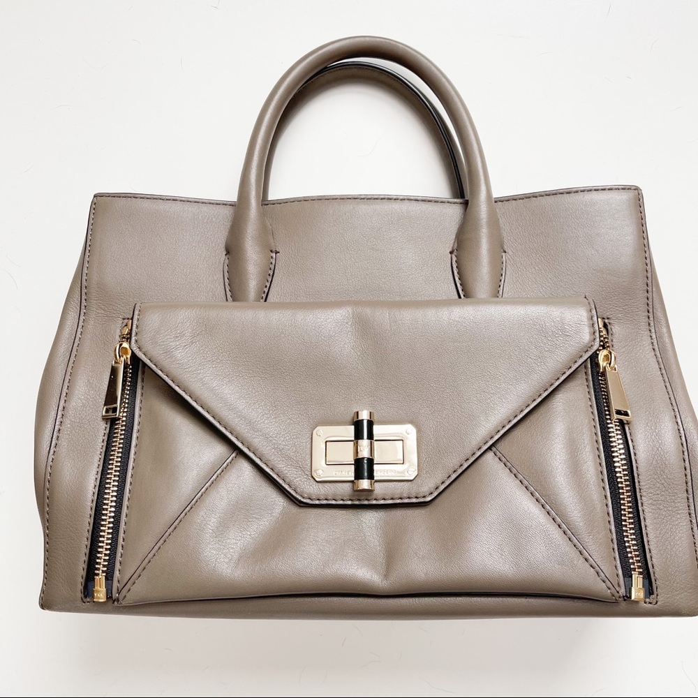 Diane von Furstenberg Secret Agent Tote Bag | Mushroom